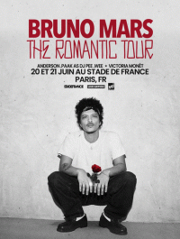 Bruno Mars - The Romantic Tour Stade de France - Saint-Denis